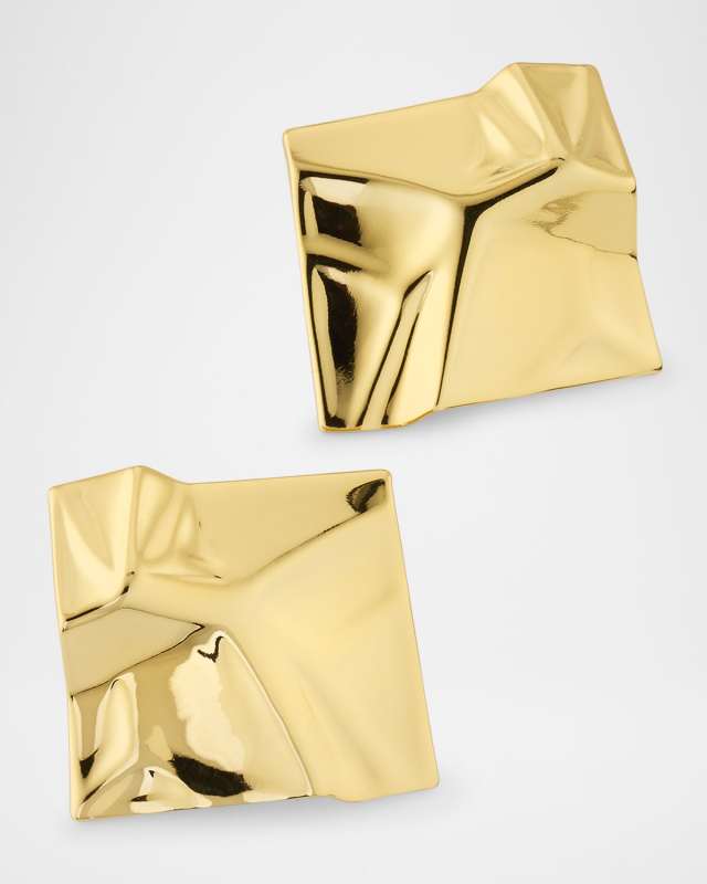 Tetra Button Earrings